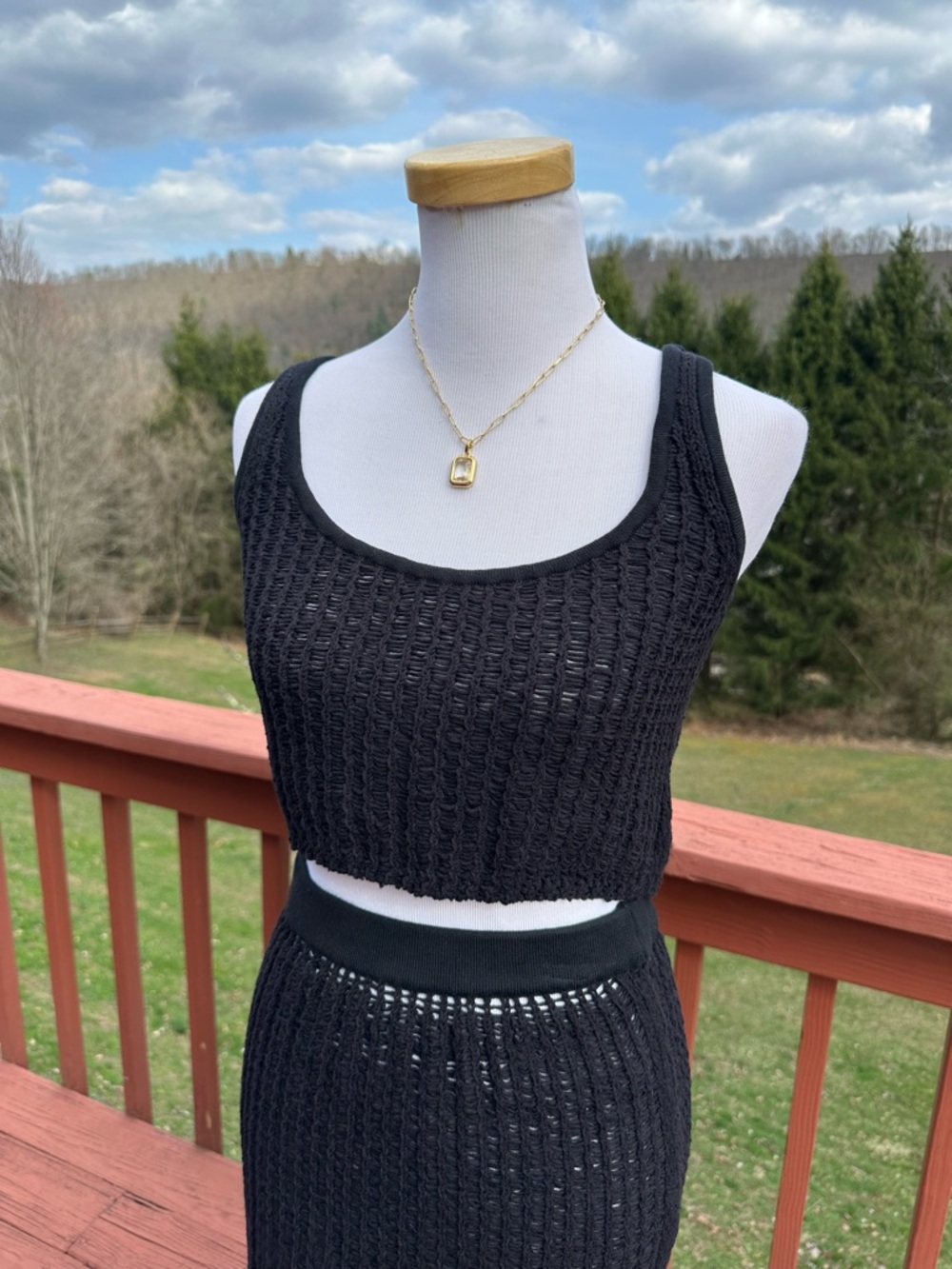 NEW! Free People Beach Havana Sweater Set in Black - Picture 2 of 6